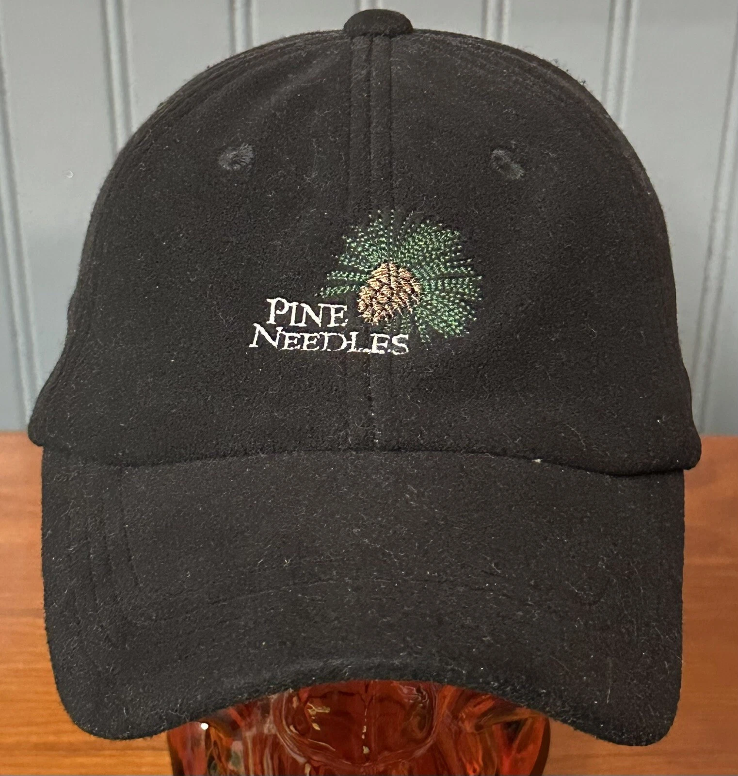 Imperial Headwear Pine Needles Golf Club NC Fleece Golf Hat Black Polyester