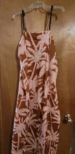 True Destinations Resort Wear Beach Pool Party Swim Sheer Cover Up Dress Size L