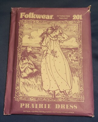 Pioneer 19th Century Little House Prairie Dress Costume Sewing