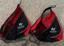 HIT Prompt Polyester Shoulder Sling Bags-2 Information Tech Spec. Red/Black Zip