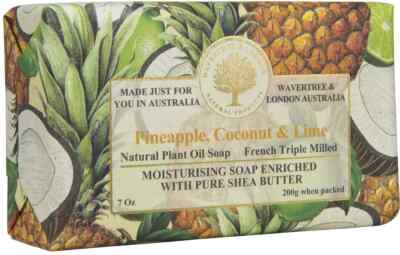 Wavertree & London Pineapple, Coconut & Lime Soap Bar 8 Oz