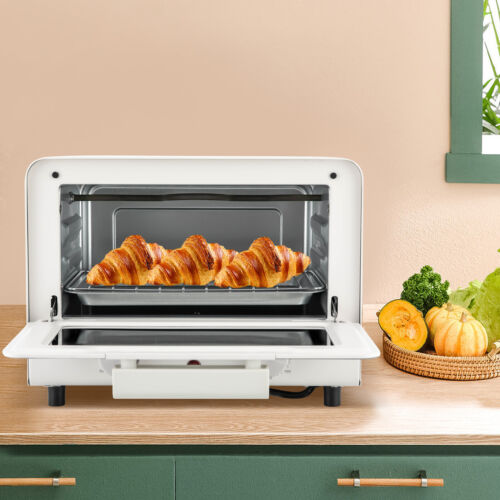 Mini Electric Oven Pizza Bread Cake Baking Grill Barbecue Roaster Toaster&Pan10L - Picture 1 of 23