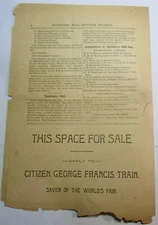 SALE THROUGH CHRISTMAS-RARE WORLD'S COLUMBIAN NEWSLETTER FROM MACHINERY HALL