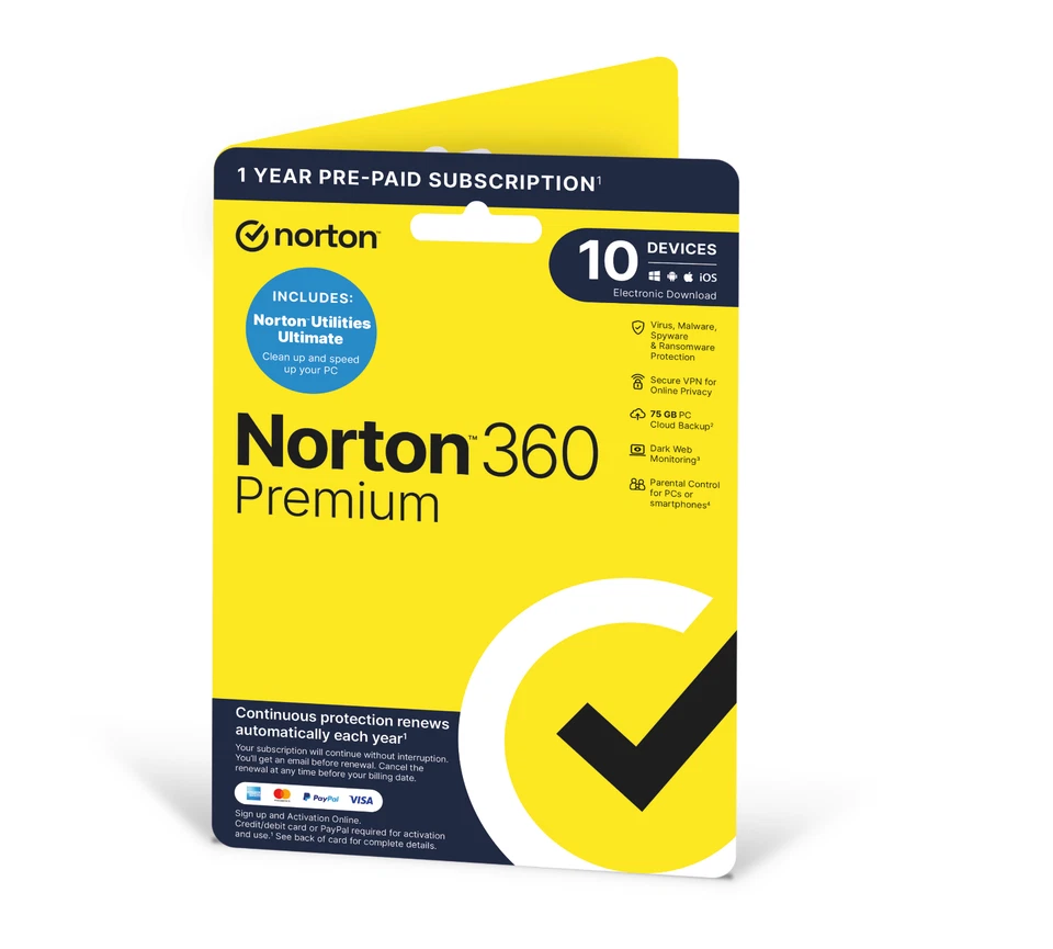 Norton 360 Deluxe + Utilities Ultimate 2025 10 Geräte 1 Jahr - 5 Minuten per EMAIL - Bild 2 von 4