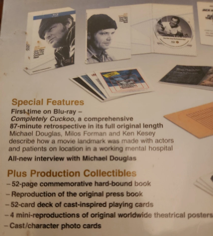 New One Flew  Over The Cuckoos Nest Blu Ray Box Set  Sealed  - Image 3 of 3