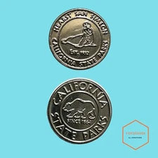 CALIFORNIA STATE PARKS TOKEN - HEARST SAN SIMEON - NEW 2024