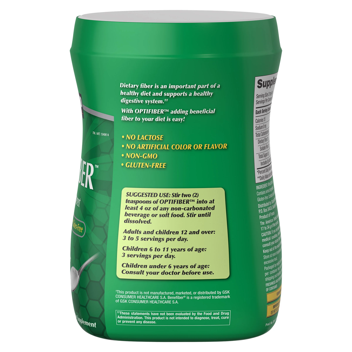 Kirkland Signature OPTIFIBER, Prebiotic Fiber Supplement, 26.8 oz