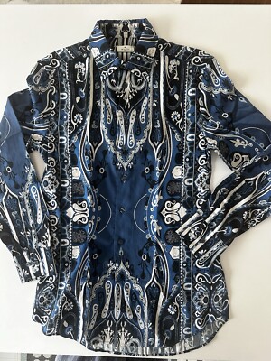 NWT Etro Runway Floral Men s Shirt. Cotton.   Small/EU 38