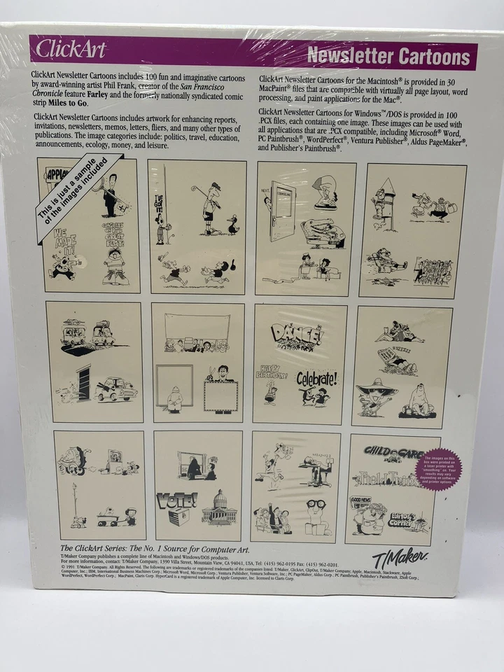 ClickArt Newsletter Cartoons by Phil Frank For Macintosh - Image 4 of 4