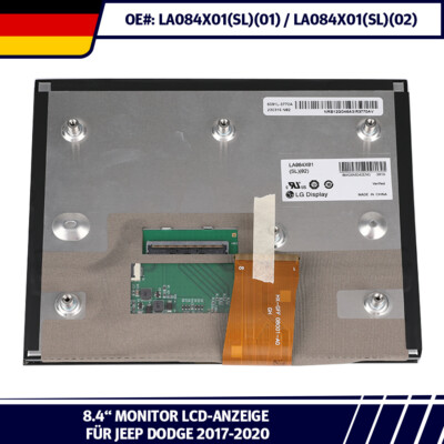 Display LA084X01(SL)(02) 8.4'' TFT-LCD Touch Screen für Jeep Compass Trailhawk DE