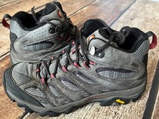 MERRELL GORE-TEX VIBRAM HIKING BOOTS GRAY J035785 MENS SIZE 10 EXCELLENT