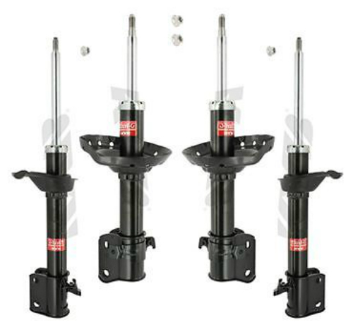 KYB 4-Piece Strut & Shock Set For Toyota Corolla 1988-1992 – Front & Rear Replacement