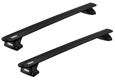 Thule Roof Rack Evo Flush Rail WingBar Evo Black for Opel Zafira MPV