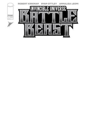 Invincible Battle Beast #1 Cover I Blank Sketch