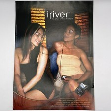 2004 iRiver H300 Series Media Player PRINT AD Sexy Club Girls Listening Music