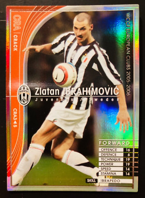 2005-06 Panini SEGA WCCF CRACK # CRA3 Zlatan Ibrahimovic Juventus
