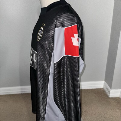 Juventus 2000/01 Goalkeeper Home Soccer Vintage Shirt Jersey Lotto