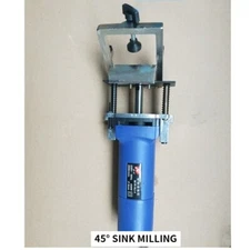 Electric Sink Milling Plastic Steel Door And Window Drain Slot 0-90° Hole Opener