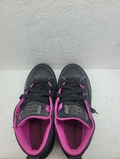 Black Converse all star pink inside girls size 1