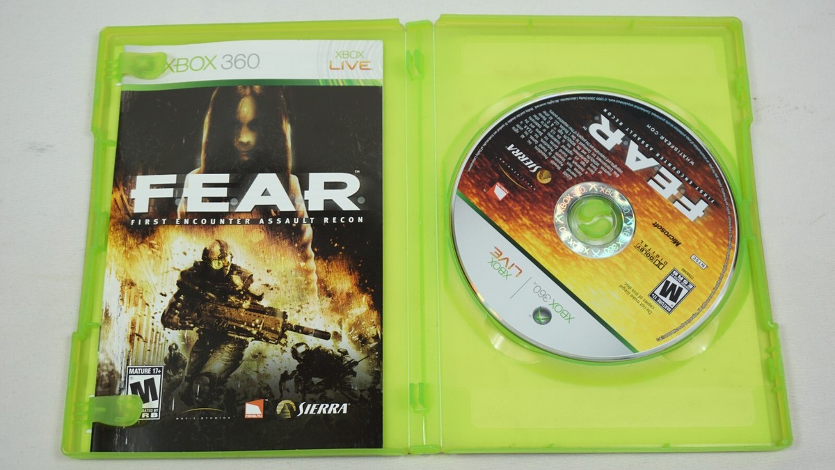 FEAR Xbox 360 CIB First Encounter Assault Recon Microsoft