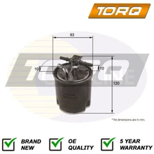 Fuel Filter Torq Fits Nissan Qashqai NV200 X-Trail 1.5 dCi 2.0 + Other Models