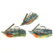 3-Pack Hand-Tied 3/8-oz. Blue Glimmer Gill Swim Jigs