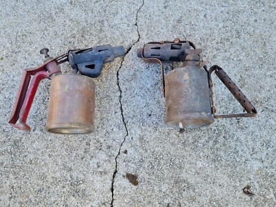 VINTAGE WENDER MESSINGWERKE LÖTLAMPEN x 4