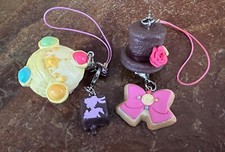 Juego de 2 llaveros con correa de teléfono Sailor Moon Crystal Cookie Gachapon LEER