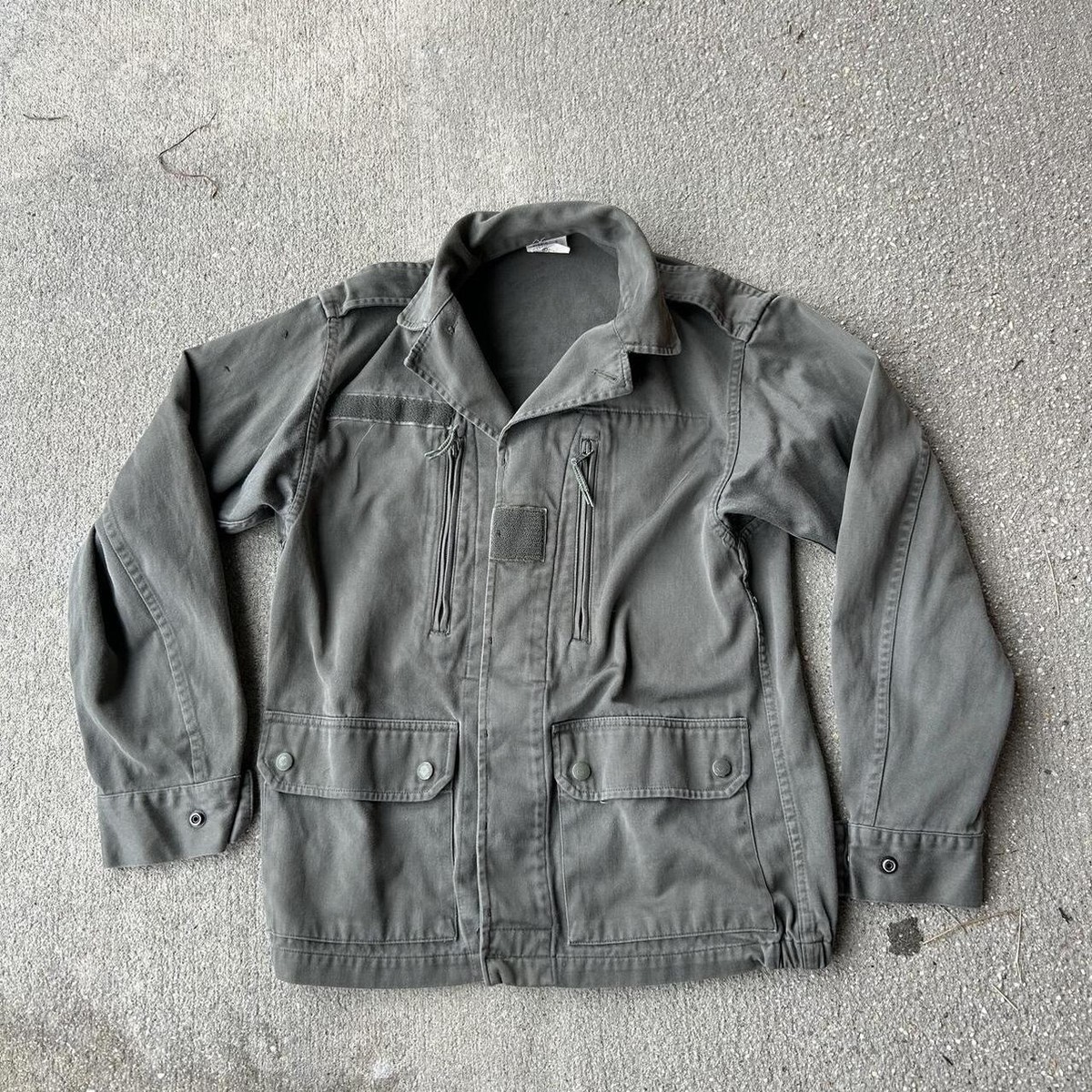 ジャケット・アウター vintage FRENCH miritary jacket ce Vintage French army F1 olive field jacket combat coat