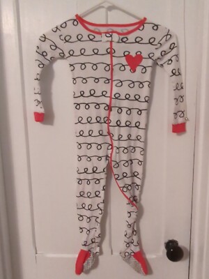 Lamaze  Heart Pink Zip-Up Pajamas 4T Girls