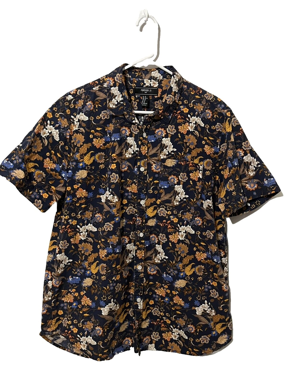 Floral Casual de Mujer FOREVER 21 button-down Shirts for Men