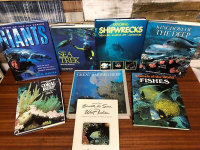 Bundle Of Marine Interest Books BBC, ITV, Readers Digest, Channel 4 Publications