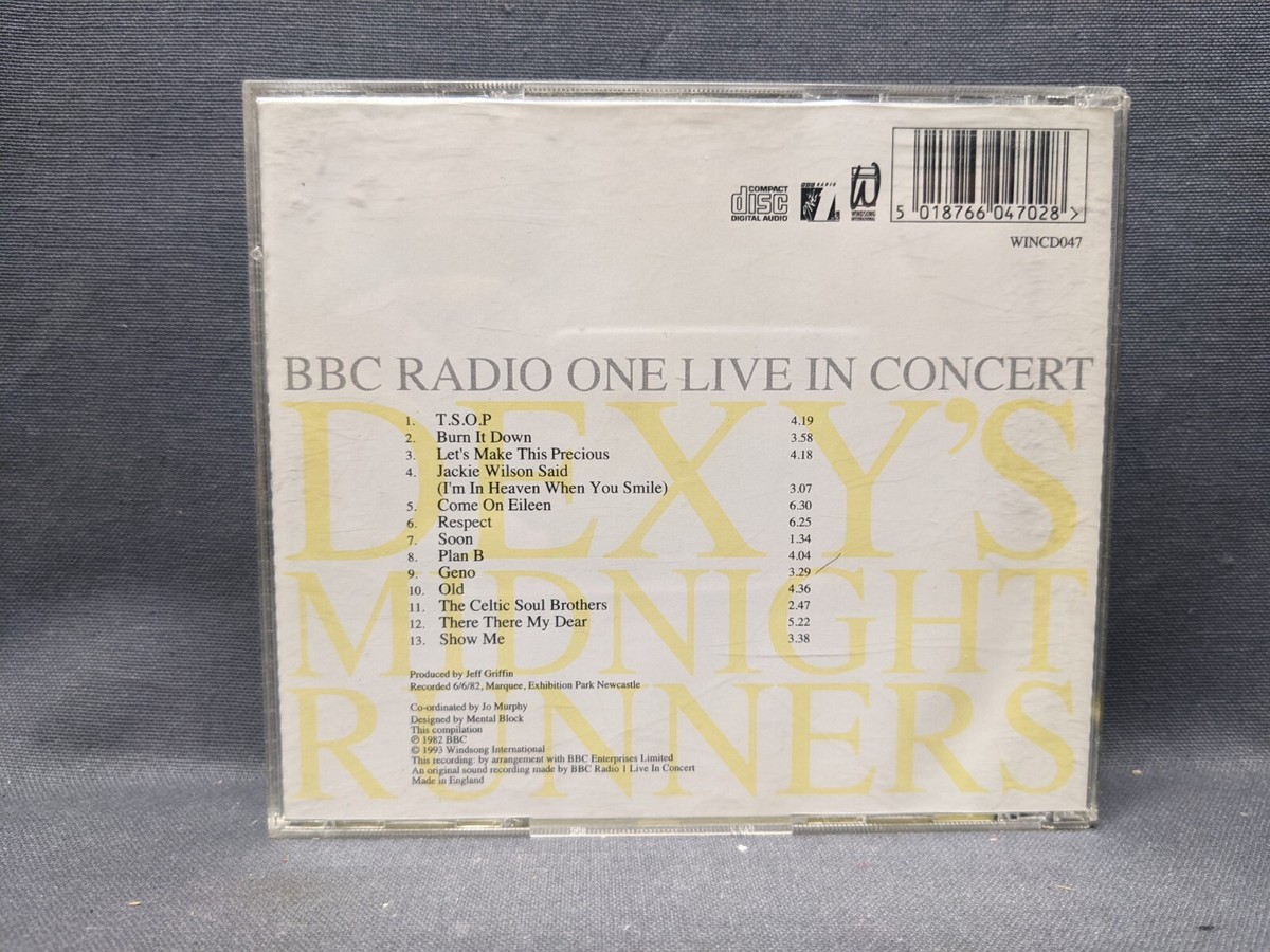 Dexys Midnight Runners : BBC Radio One Live in Concert CD FREE