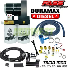 FASS Fuel Lift Pump Duramax Titanium System 100GPH 01-10 GM 6.6 Diesel TSC10100G