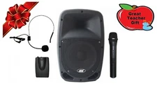 Audio2000'S AWP6407X Portable Rechargeable Wireless PA Amp w/USB & Bluetooth-NEW