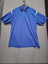Mens Nike Golf Dri Fit Polo Shirt Blue 3XL E209