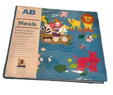 Amanda Blu NOAH Instant Scrapbook Album 12" x 12" Animals Noah's Ark unused