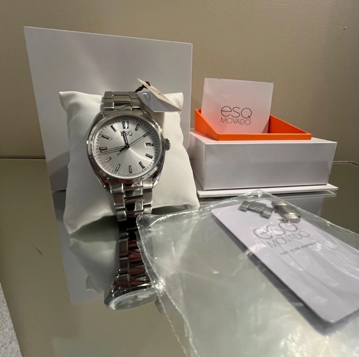 ESQ Movado Men Wristwatches for sale - eBay