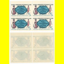 GUTTER SNIPE ERROR 5&cent; General Federation of Women's Clubs 1966 1316 RARE{+MORE