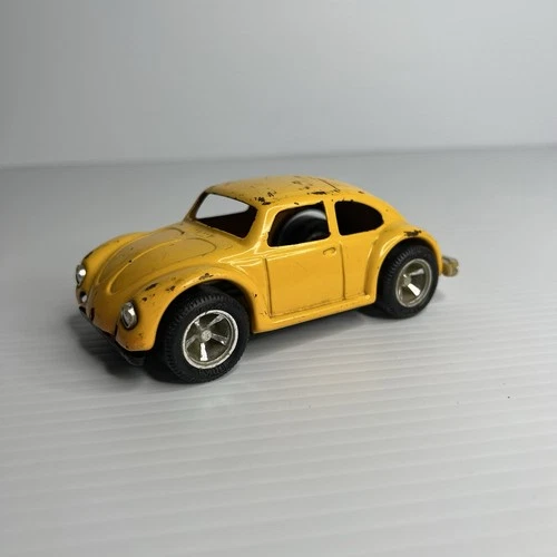 Tonka Toys Metal VW Volkswagon Beetle Vintage Diecast Yellow Car