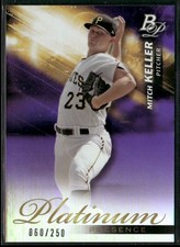 2018 Bowman Platinum #PP-15 Mitch Keller Platinum Presence Purple #/250
