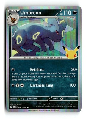 Umbreon Holofoil [30C - 091/128]