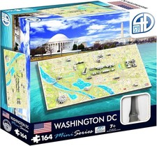 Brand New Sealed 4D Cityscape Washington DC 164 Piece Jigsaw Puzzle ex shopstock