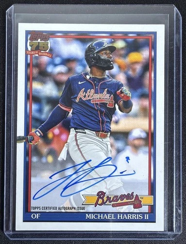 Michael Harris II 2026 Topps Michael Harris II #91A Auto