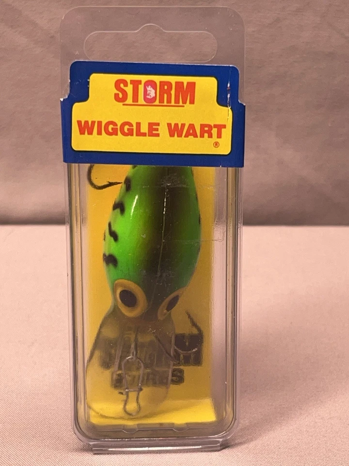 Señuelos de pesca de colección Storm Wiggle Wart Pre Rapala Hot Tiger V74 Naturalistic Mag Foto 3 de 4