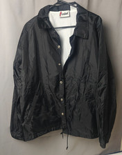 VTG Cardinal Black Jacket Windbreaker Size XX...