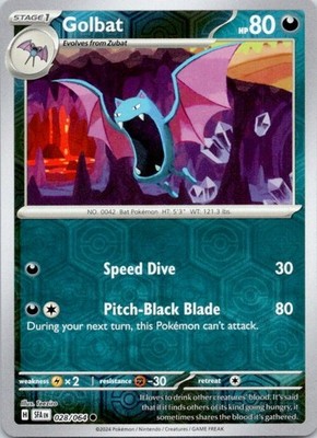 Golbat Reverse Common SV: Shrouded Fable 028/064 NM