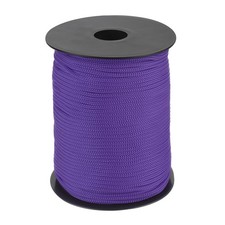 1/8 Inch Polypropylene Rope Braided Ropes, 328ft Nylon Rope Dark Purple