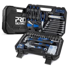 200-Piece Hand Tool Set, General Home and Auto Repair Tool Kit with Toolbox 