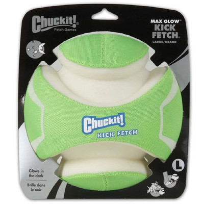 Max Glow in the Dark Dog Ball Fetch Toy for Dogs, 8  Large